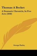 Cover: Thomas A Becket - Kessinger Publishing