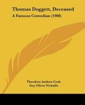 Cover: Thomas Doggett, Deceased - Kessinger Publishing