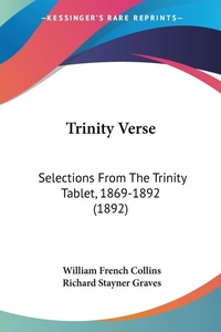 Abbildung von: Trinity Verse - Kessinger Publishing