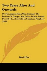 Enlarge image Cover: Two Years After And Onwards - Kessinger Publishing