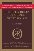 Cover: Robert's Rules of Order Newly Revised, 11th edition - Da Capo Press Inc