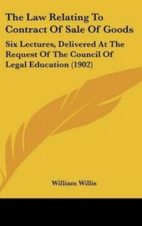Abbildung von: The Law Relating To Contract Of Sale Of Goods - Kessinger Publishing