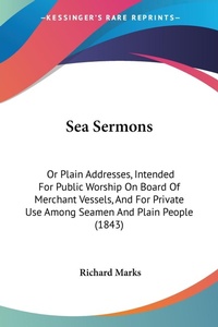 Abbildung von: Sea Sermons - Kessinger Publishing Co