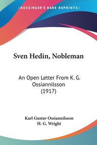 Abbildung von: Sven Hedin, Nobleman - Kessinger Publishing
