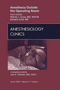 Cover: Anesthesia Outside the Operating Room, An Issue of Anesthesiology Clinics: Volume 27-1 - Saunders