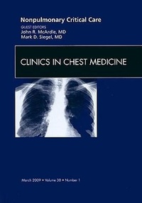 Abbildung von: Nonpulmonary Critical Care, An Issue of Clinics in Chest Medicine: Volume 30-1 - Saunders