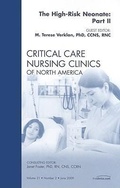 Cover: The High-Risk Neonate: Part II, An Issue of Critical Care Nursing Clinics: Volume 21-2 - Saunders