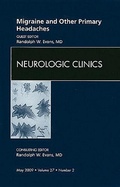 Cover: Migraine and Other Primary Headaches, An Issue of Neurologic Clinics: Volume 27-2 - Saunders