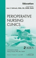 Cover: Education, An Issue of Perioperative Nursing Clinics: Volume 4-2 - Saunders