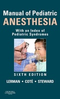 Abbildung von: Manual of Pediatric Anesthesia - Churchill Livingstone Inc