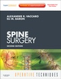 Cover: Operative Techniques: Spine Surgery - Saunders