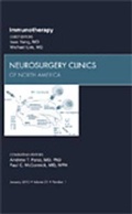 Cover: Immunotherapy, An Issue of Neurosurgery Clinics: Volume 21-1 - Saunders