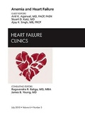 Cover: Anemia and Heart Failure, An Issue of Heart Failure Clinics: Volume 6-3 - Saunders