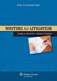 Abbildung von: Writing for Litigation - Aspen Publishers