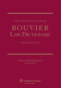 Abbildung von: The Aspen Publishing Bouvier Law Dictionary - Wolters Kluwer Law & Business