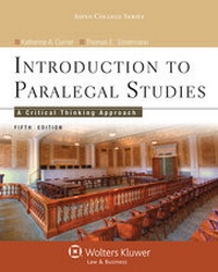 Enlarge image Cover: Introduction to Paralegal Studies - Aspen Publishers Inc.,U.S.