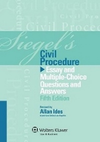 Abbildung von: Siegel's Civil Procedure - Aspen Publishers Inc.,U.S.