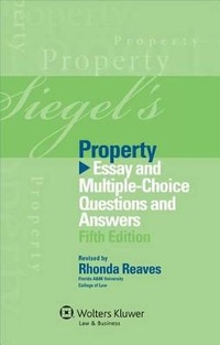 Enlarge image Cover: Siegel's Property - Aspen Publishers Inc.,U.S.