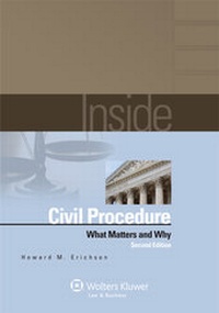 Abbildung von: Inside Civil Procedure - Aspen Publishers Inc.,U.S.