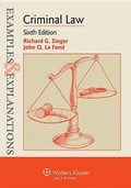 Cover: Examples & Explanations for Criminal Law - Aspen Publishers Inc.,U.S.