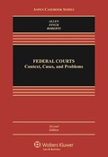 Cover: Federal Courts - Aspen Publishers Inc.,U.S.
