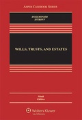 Cover: Wills, Trusts, and Estates - Aspen Publishers Inc.,U.S.