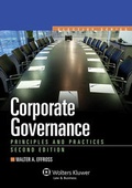 Cover: Corporate Governance - Aspen Publishers Inc.,U.S.