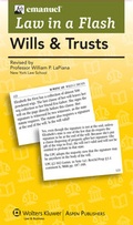 Cover: Emanuel Law in a Flash for Wills and Trusts - Aspen Publishers Inc.,U.S.