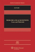 Cover: Mergers and Acquisitions - Aspen Publishers Inc.,U.S.