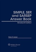 Cover: Simple, Sep and Sarsep Answer Book, Nineteenth Edition - Aspen Publishers Inc.,U.S.
