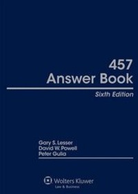 Abbildung von: 457 Answer Book, Sixth Edition - Aspen Publishers Inc.,U.S.