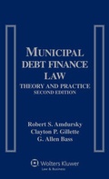 Cover: Municipal Debt Finance Law - Aspen Publishers Inc.,U.S.