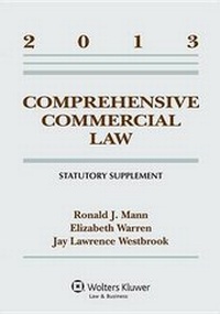 Enlarge image Cover: Comprehensive Commercial Law: Statutory Supplement - Aspen Publishers Inc.,U.S.