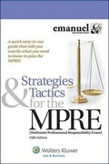 Cover: Strategies and Tactics for the Mpre (Multistate Professional Responsibility Exam) - Aspen Publishers Inc.,U.S.