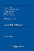 Cover: Constitutional Law 2013 Supplement - Aspen Publishers Inc.,U.S.