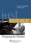 Cover: Just Research, Preparing for Practice - Aspen Publishers Inc.,U.S.