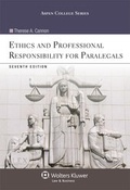 Cover: Ethics and Professional Responsibility for Paralegals, Seventh Edition - Wolters Kluwer Law & Business