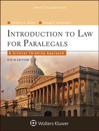 Enlarge image Cover: Introduction to Law for Paralegals - Aspen Publishers Inc.,U.S.