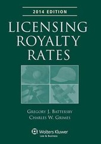 Enlarge image Cover: Licensing Royalty Rates, 2014 Edition - Aspen Publishers Inc.,U.S.