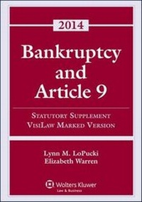 Abbildung von: Bankruptcy Article 9 2014 Statutory Supplement (Visilaw Version) - Aspen Publishers Inc.,U.S.