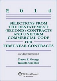 Abbildung von: Select Restatement Uniform Comm Code First Year Contr 2014 Supp - Aspen Publishers Inc.,U.S.