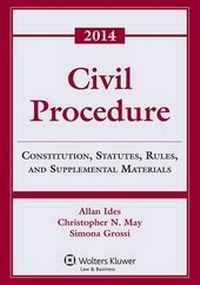 Enlarge image Cover: Civil Procedure - Aspen Publishers Inc.,U.S.
