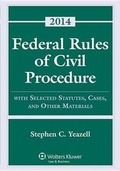 Cover: Federal Rules Civil Procedure W/ Select Stat Case Material 2014 - Aspen Publishers Inc.,U.S.