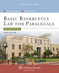 Abbildung von: Basic Bankruptcy Law for Paralegals - Aspen Publishers Inc.,U.S.