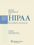 Cover: Quick Reference to Hipaa Compliance 2014-2015e - Aspen Publishers Inc.,U.S.