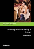 Cover: Fostering Entrepreneurship in Georgia - World Bank Publications