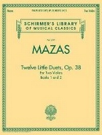 Abbildung von: 12 Little Duets for Two Violins Op. 38 - G Schirmer, Incorporated
