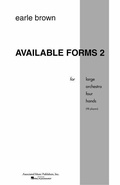 Cover: Available Forms 2: Full Score - Boosey & Hawkes Inc