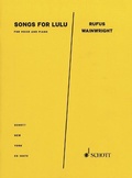 Cover: Songs for Lulu for Voice and Piano - Schott Music Corporation, New York