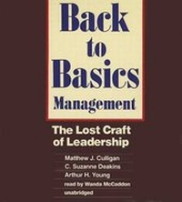 Enlarge image Cover: Back to Basics Management - Blackstone Publishing